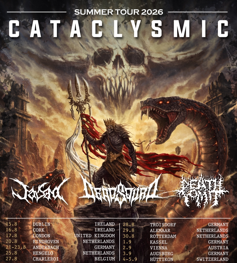 DeadSquad Umumkan Cataclysmic Summer Tour 2026 Bersama Jasad dan Death Vomit, Siap Tampil di 7 Negara Eropa
