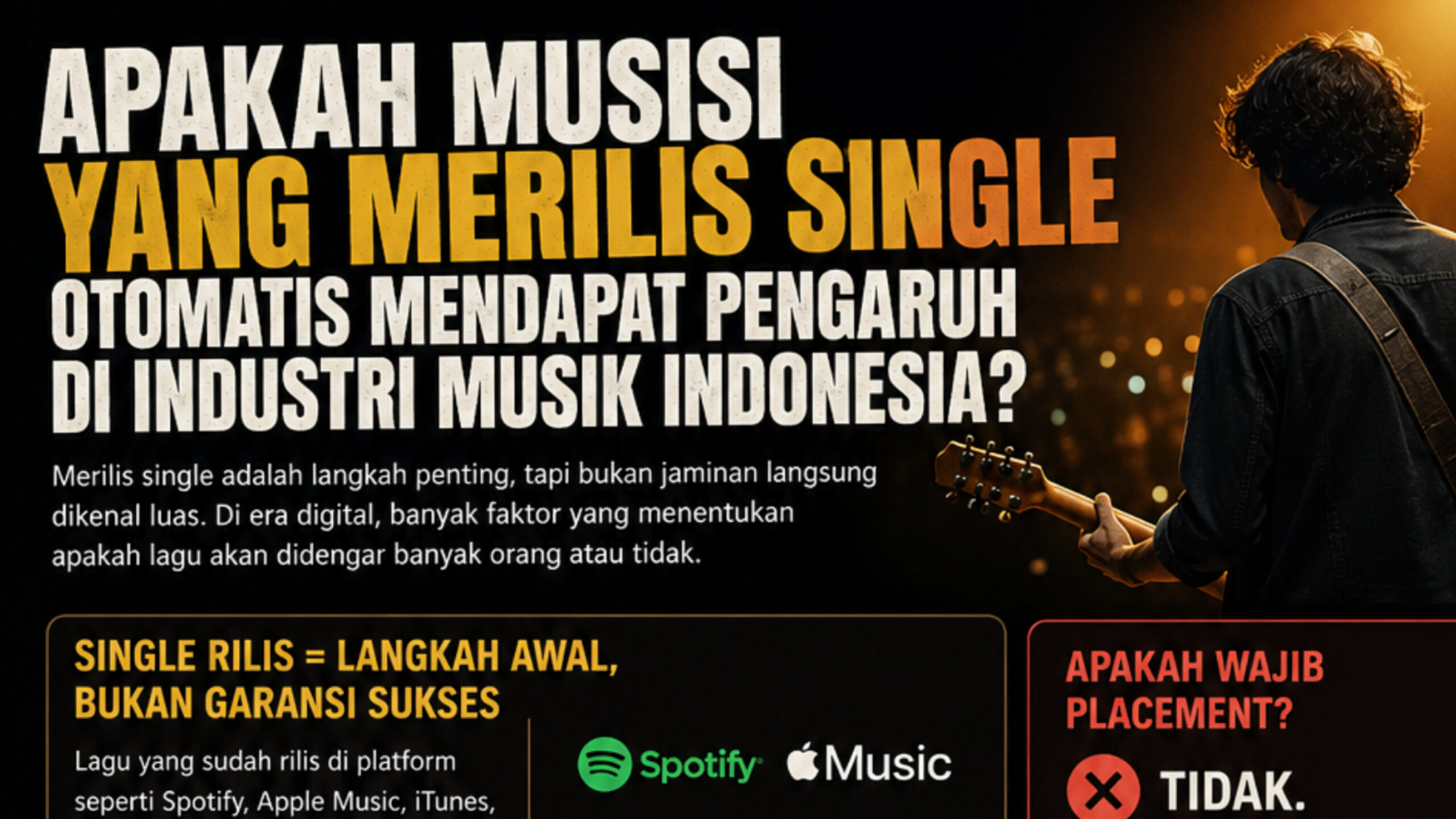 Apakah Musisi yang Merilis Single Otomatis Mendapat Pengaruh di Industri Musik Indonesia?